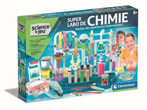 Jeu de sciences et d'expérience Clementoni Super labo de chimie