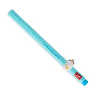 Stylo roller gel Legami Bijou Lama Bleu ciel