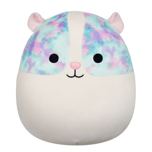 Peluche Squishmallows Rhys Guinea Pig with Multicolored Eyepatches 30 cm