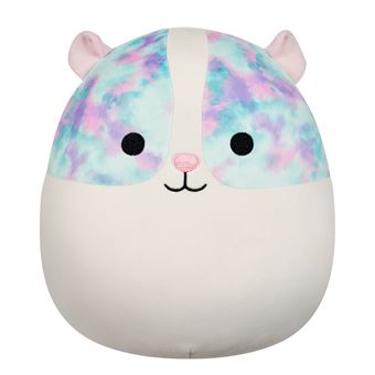 Peluche Squishmallows Rhys Guinea Pig with Multicolored Eyepatches 30 cm
