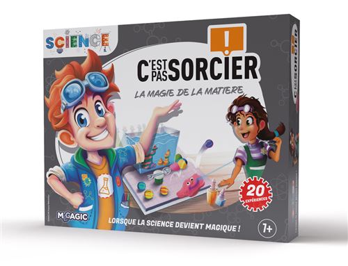 Jeu de sciences et d'expérience Megagic C'est pas sorcier Coffret La magie de la matière