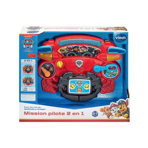 Jeu électronique Vtech Paw Patrol Pat’Patrouille Mission Pilote 2 en 1 - Vtech