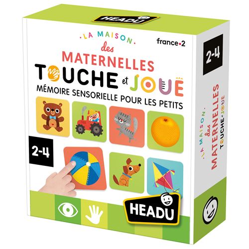 Jeu écriture et lettres Headu La Maison des Maternelles Touche et Joue Mémoire sensorielle pour les petits - vue 1