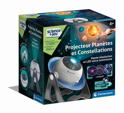 Jeu De Sciences Et D'Expérience Clementoni Projecteur Planètes Et Constellations