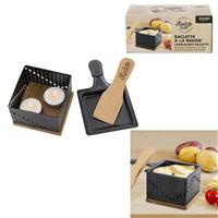 Fondue Individuelle Cook Concept - Appareil De Cuisson En Porcelaine Et Bambou