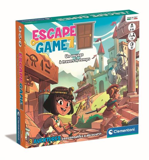 Jeu d'escape Clementoni Un voyage à travers le temps