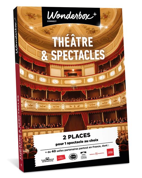 Coffret cadeau Wonderbox Théâtre et Spectacles pour 2 personnes