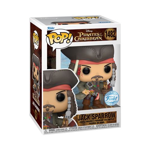 Funko Pop Disney Piratas Del Caribe Jack Sparrow Specialty Series Exclusive 1482 Figura Coleccionable