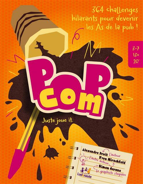 Jeu D’Ambiance Ludonaute Pop Com – 96 Cartes Projet