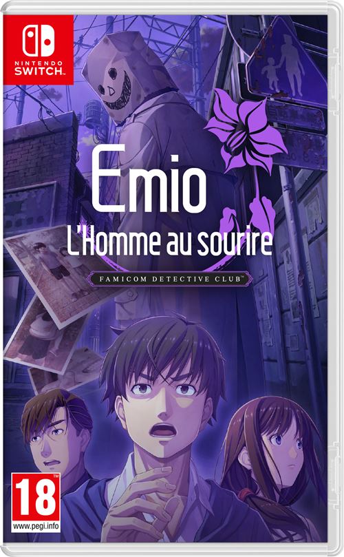 Pochette avant du jeu Emio L'Homme au sourire Famicom Detective Club Nintendo Switch