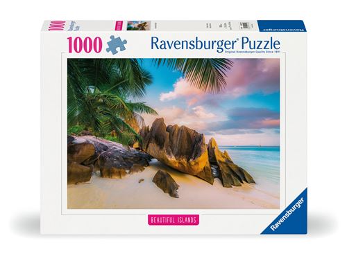 Puzzle 1000 pièces Ravensburger Les Seychelles Îles de rêve