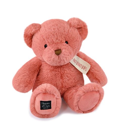 Ours en peluche Histoire d'Ours Nounours Rose praline