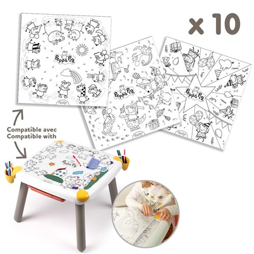 Jeu créatif Smoby Recharge de dessins pour la Kid Table Créative Peppa Pig