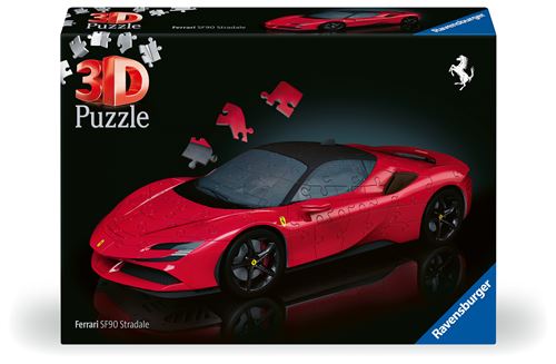 Puzzle 3D 108 pièces Ferrari : SF90 Stradale Ravensburger France - vue 3