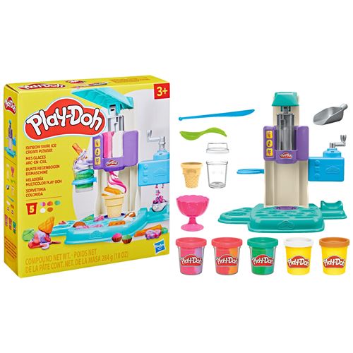 Pâte À Modeler Play-Doh Mes Glaces Arc-En-Ciel
