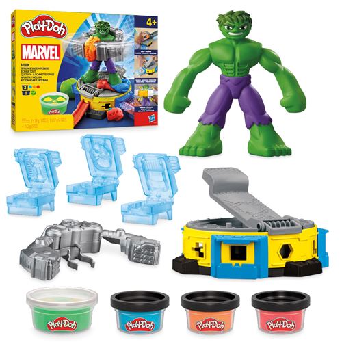 Pâte à modeler Play-Doh Marvel Hulk écrase tout