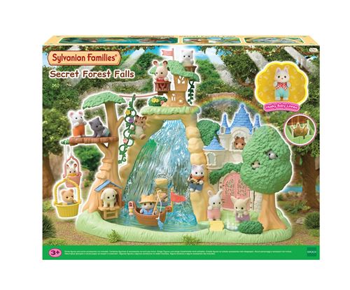 Syfa Multicolore Figurine Sylvanian Families La Cascade De La Forêt Secrète