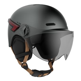 Casque vélo et trottinette avec LED Casr Glow Gris Anthracite L - 1