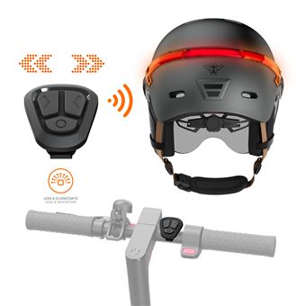 Bande LED Lumineuse Pour Casque Moto Vélo - 3 Modes Clignotants, Autocollant Sécurité Visible La Nuit