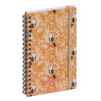 Agenda scolaire semainier de poche Exacompta SAS 16S Lady Color Design 9 x 16 cm Septembre 2024 à Août 2025 Toucan - 1