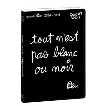 Agenda 2026 Semainier Quo Vadis - Agenda Année Scolaire - 2025-2026 - Eu 09/09 - Semainier Planning - Français - Impala - Noir - 13 Mois De Août à Août - 21x29,7 Cm Sur Agenda Semainier 2026