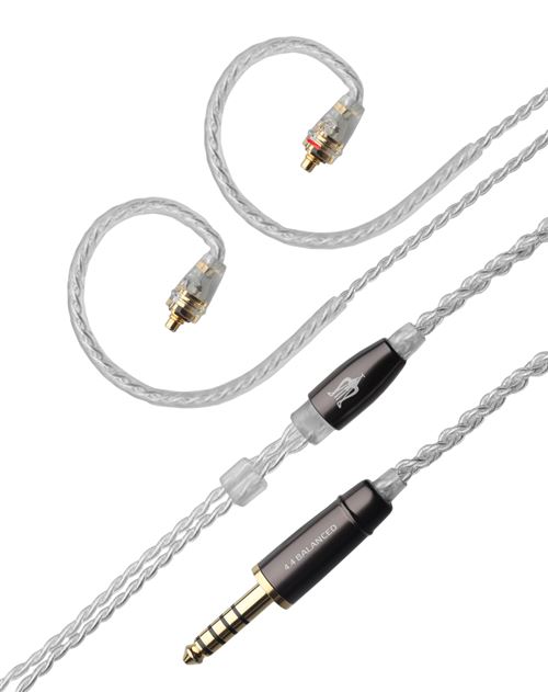 Câble Premium Meze Audio MMCX 4,4 mm Symétrique Cuivre plaqué Argent PCUHD - Meze Audio