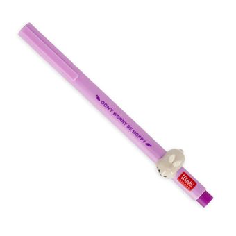 Stylo roller gel Legami Bijou Lapin Violet