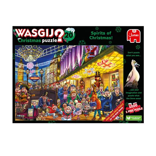 Puzzles 2x1000 pièces Jumbo Wasgij Christmas