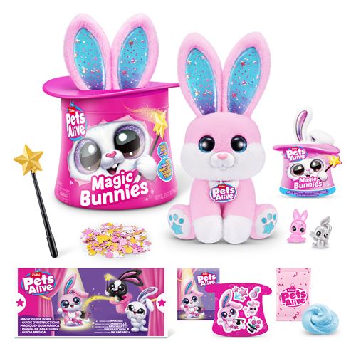 Peluche Magic Bunny Surprise Pets Alive La Boite