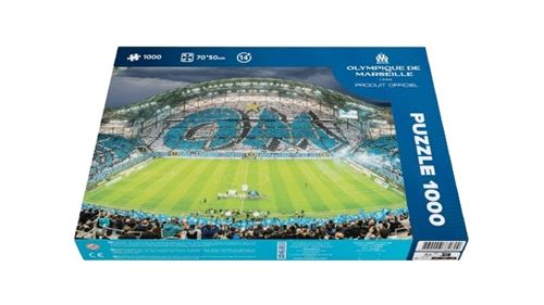 Megableu – Puzzle 1000 Pièces TIFO Om – Puzzle Olympique de Marseille Officiel pour Adultes et Enfants dès – Stade Vélodrome – Idée Cadeau Fan Foot Supporter Club Om – Format 70 x 50 cm - vue 5