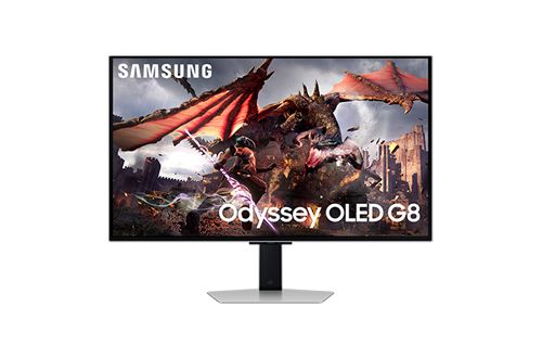 Samsung Gaming Monitor Odyssey G80SD 32" 240 Hz 4K UHD Zilver