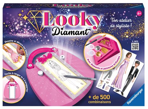 Coffret Looky Diamant Ravensburger 4005556238569ravensburger – Dessin De Mode