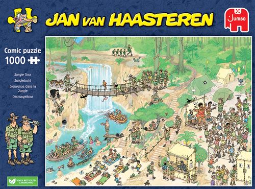 Puzzle 1000 pièces Jumbo JVH Jungle Tour