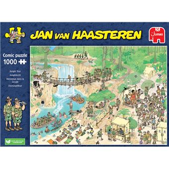 Puzzle 1000 pièces Jumbo Jan Van Haasteren Jungle Tour - 1