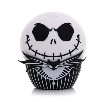 Enceinte sans fil Bluetooth Bitty Boomer Jack Skellington Motivated L'Etrange Noël de Mr. Jack Blanc et Noir
