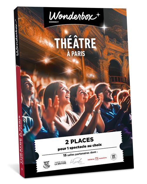 Coffret cadeau Wonderbox Théâtre à Paris pour 2 personnes