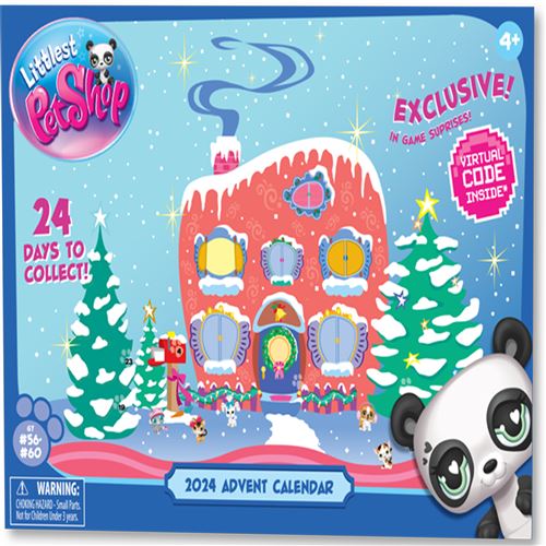 Figurines Bandai Littlest PetShop Calendrier de l'Avent