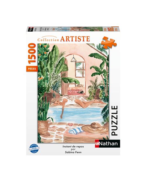 Puzzle 1500 pièces Nathan Instant de repos