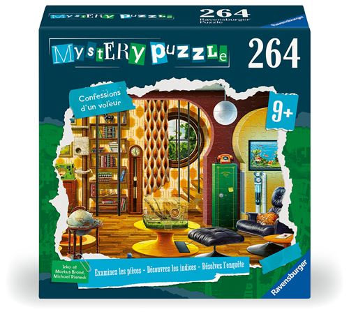 Puzzle 264 Pièces Ravensburger Mystery Puzzle Confessions D'Un Voleur