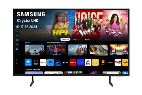 TV Samsung Crystal Tu65Du7175 165 Cm 4K UHD Smart TV 2024 Noir