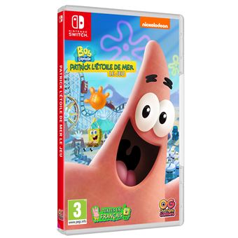 Bob l'éponge: Patrick l’Étoile de Mer Le Jeu Nintendo Switch