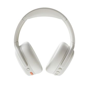 Casque arceau circum-aural Skullcandy Crusher Bluetooth avec réduction active du bruit Blanc et Orange - 1