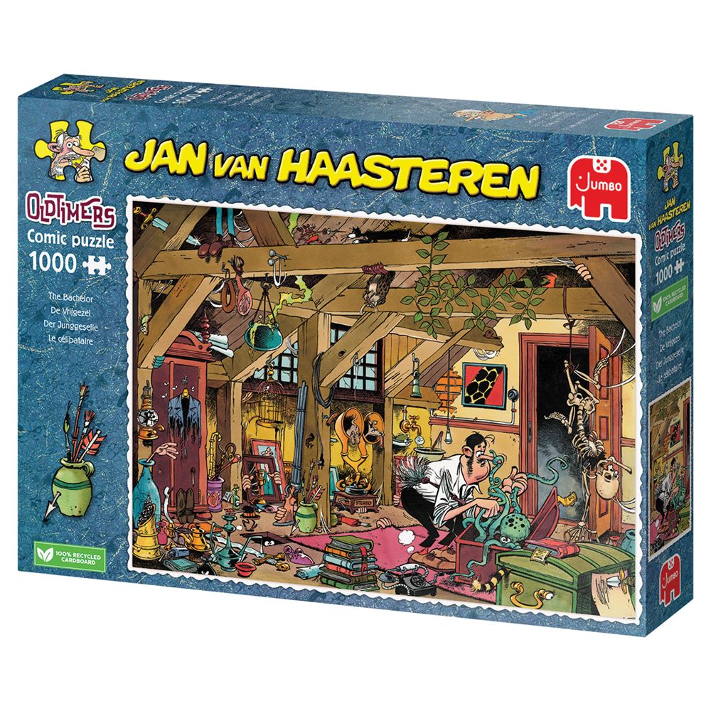 Puzzle Jan Van Haasteren Dog Parkour | 1000 Piezas, 68x49 Cm | Cartón 100% Reciclado | De 14 Años En Adelante
