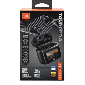 JBL Tour Pro 3 Champagne, ecouteurs sans fil a reduction de bruit et etui intelligent