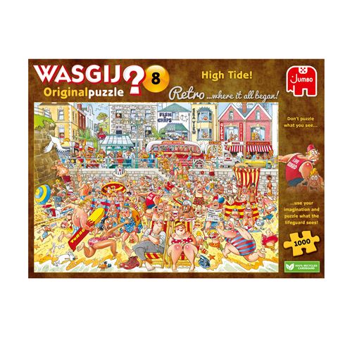 Puzzle 1000 Pièces Jumbo Wasgij Retro Original 8 Raz De Marée