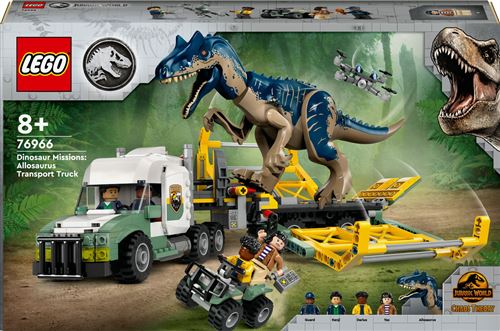 LEGO® Jurassic World 76966 Missions dinosaures : le camion de transport de l’allosaure