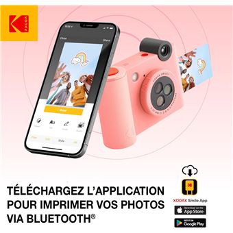 Appareil Photo Instantané Enfant LETSHAHA – Photo Et Vidéo 1080P, 20MP, Cadeau 3-10 Ans