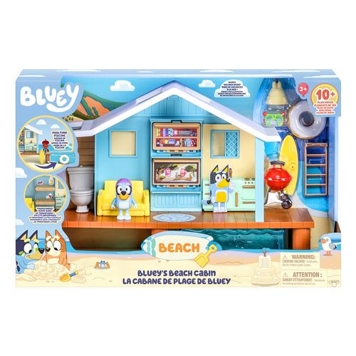 Cabane de Plage de Bluey BLUEY Set de jeu avec figurine exclusive et plus de 10 accessoires - vue 2