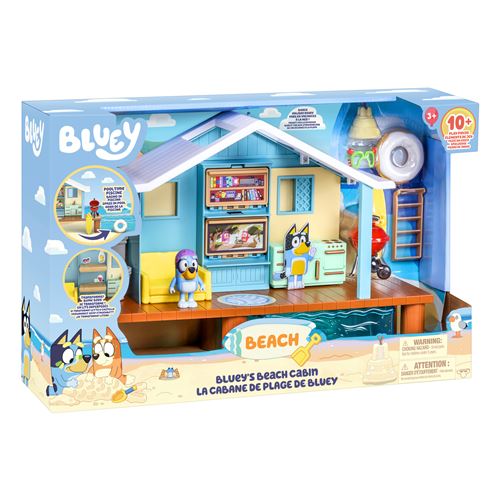 BlueY Cabane De Plage – Set De Jeu 10 Accessoires + Figurine Exclusive Masque De Plongée – Dès 3 Ans