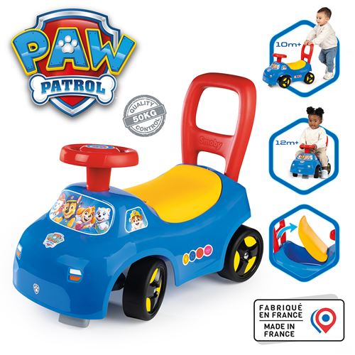 Porteur bébé auto Little Smoby Paw Patrol Pat’patrouille - Smoby